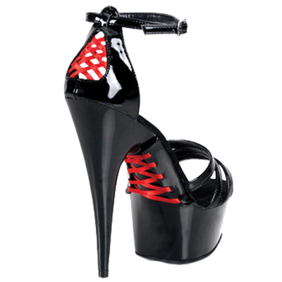 Pleaser - DELIGHT662 Ankle strap sandal - Black
